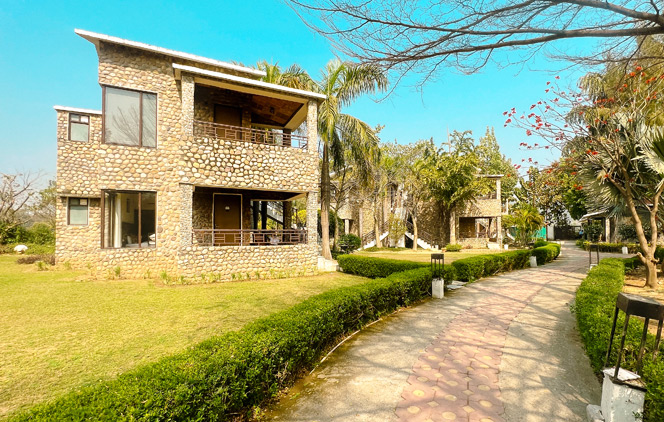Luxurious accommodation amidst the forest